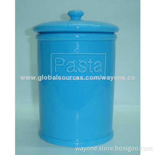 Ceramic cookie jar, Keep your biscuits fresh, food safe, easy take care, for tea/coffee storage